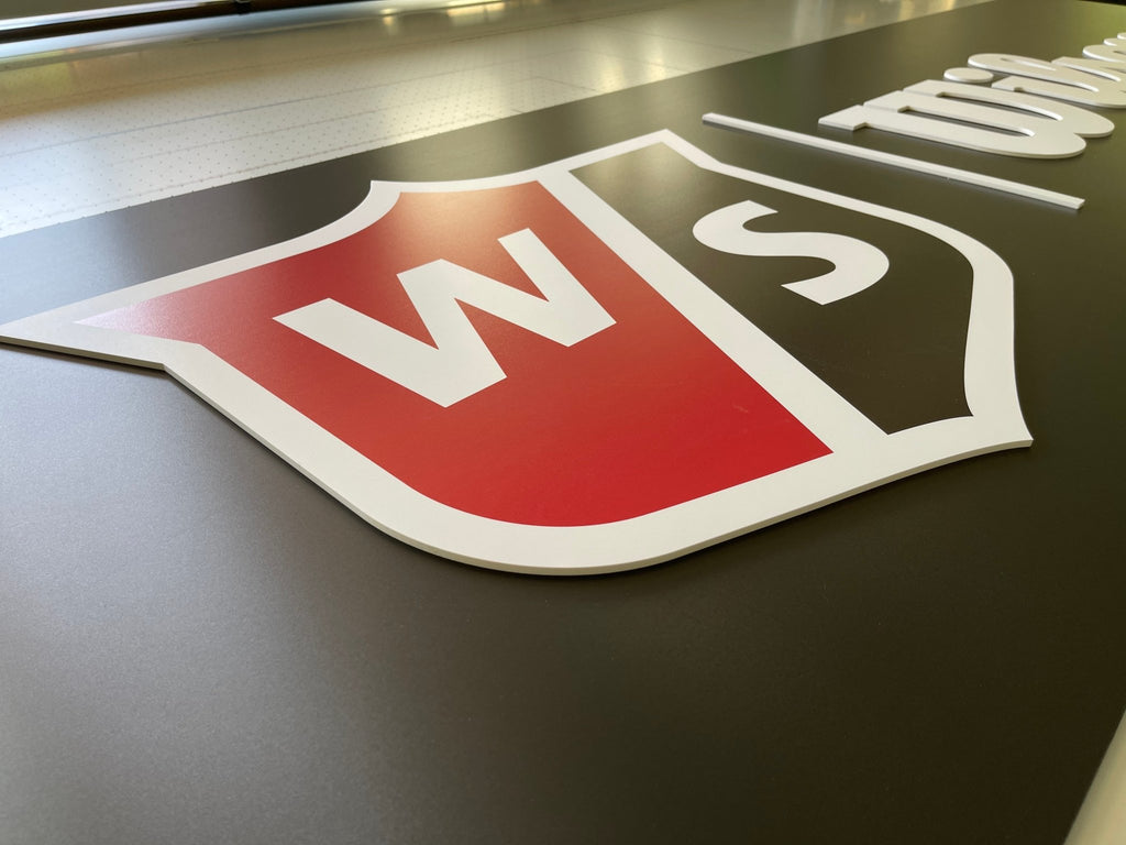 Werbetechnik - 3D-Logos, Window Design for Wilson Golf - vis24