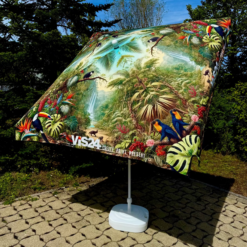 Sonnenschirm mit individuellem Druck - VIS24