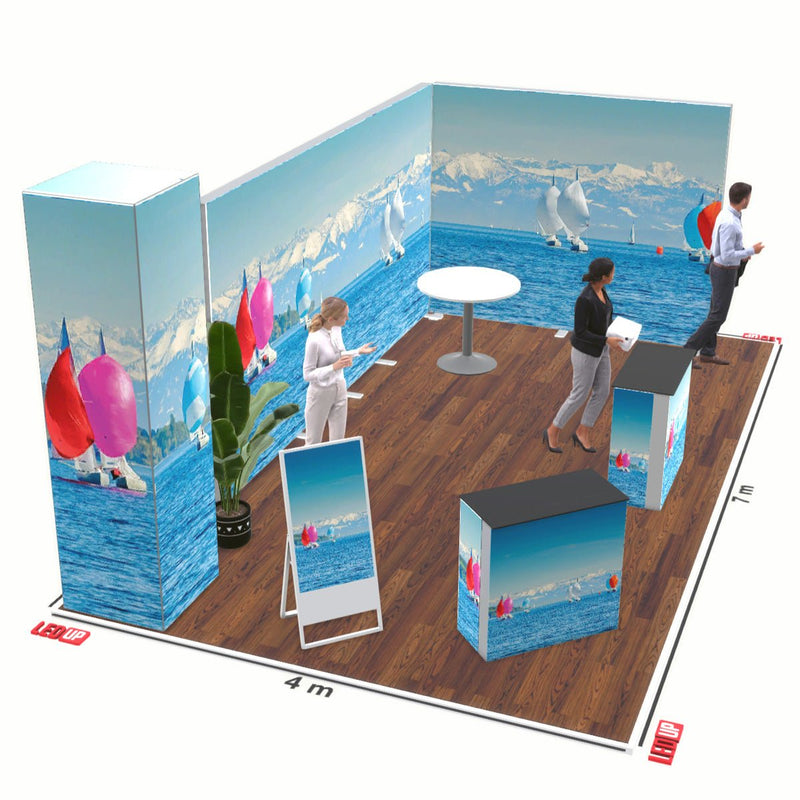 BIG LED-UP 3D Konfigurator für LED Messestände – individuelle LED-Displays planen