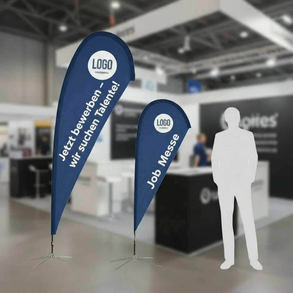 DropFlag – Tropfenförmige Beachflag - VIS24