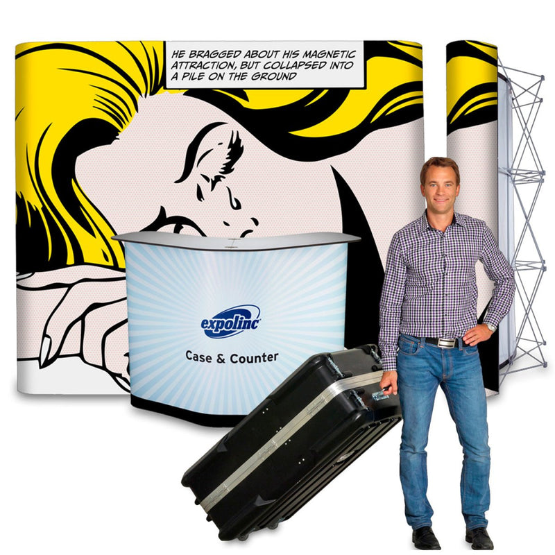 Expolinc PopUp Magnetic gerade Messewand - VIS24