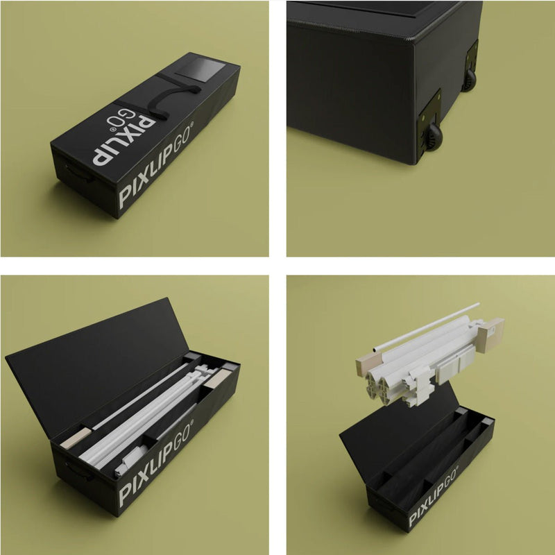 Kopf - Messestand 3×3 m inkl. LED - Counter – Set S - 05 - VIS24