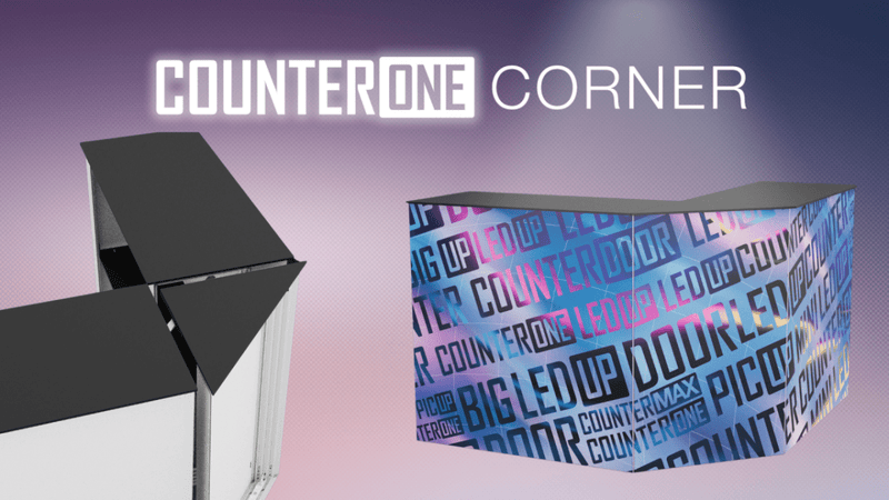 LEDUP Counter ONE Corner - vis24