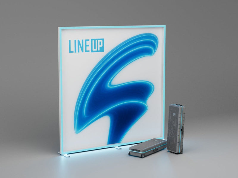 LINEUP RGB - Leuchtrahmen – Beeindruckende Lichtinszenierung für Messen & Events - VIS24