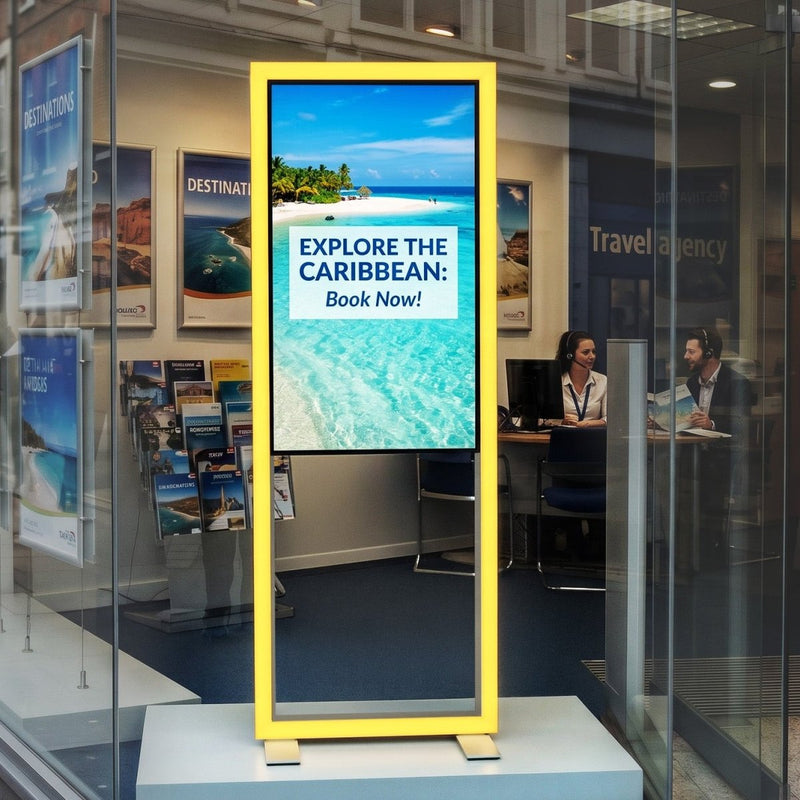 LINEUP™ Screen 200 – Digital Signage trifft modulares Messesystem - VIS24