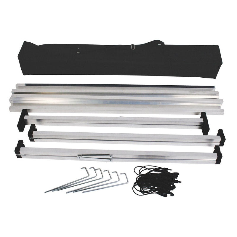 Monsoon Banner – Robuster Aluminium - Aufsteller - VIS24