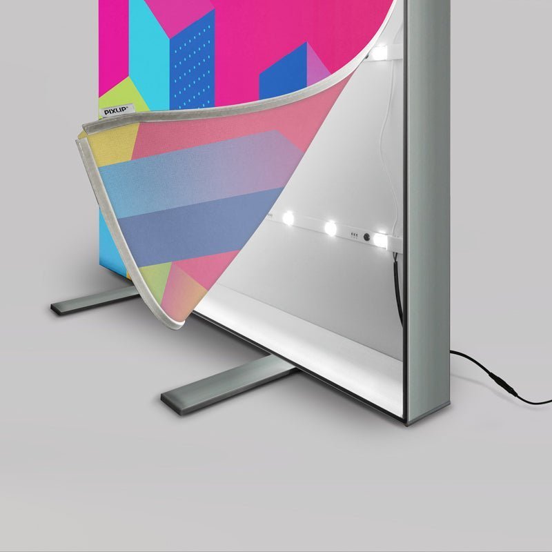 Pixlip POP LED Display Standfuß und einfacher Aufbau Detailansicht