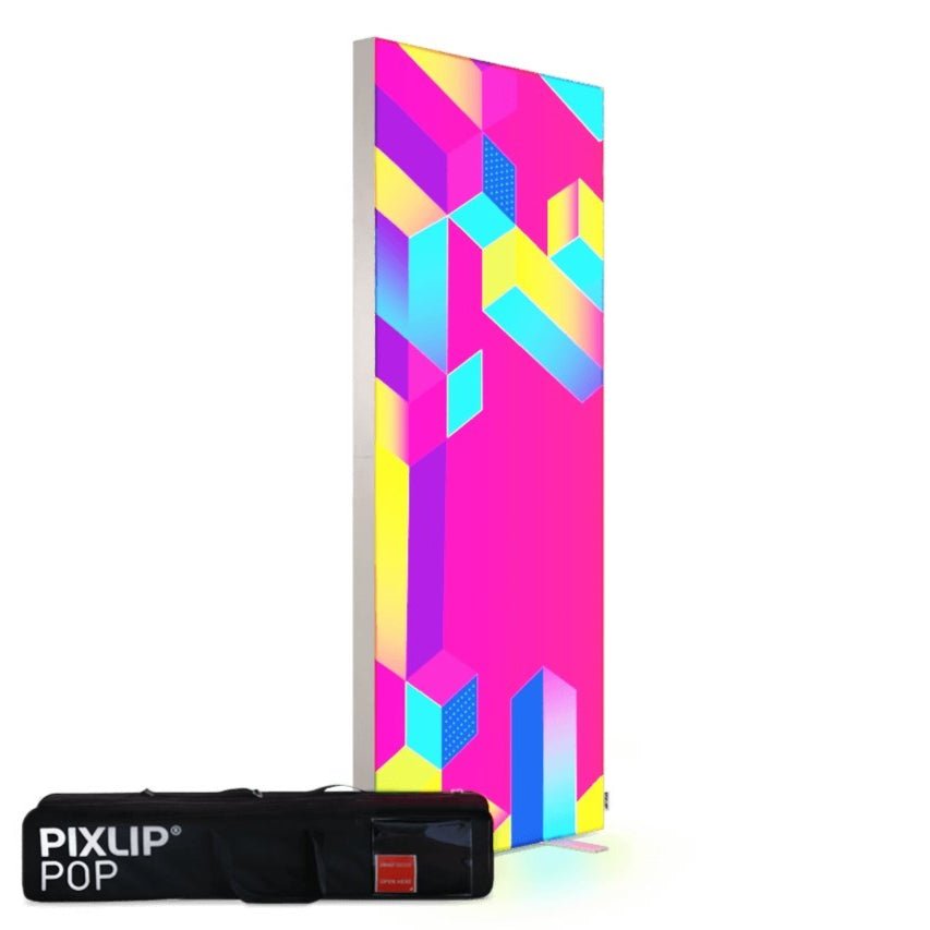 Pixlip Pop – Leicht. Leuchtend. Nachhaltig. Der mobile LED - Auftritt für Ihre Marke. - VIS24