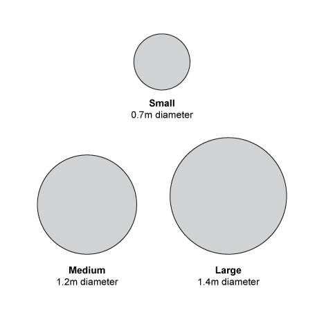  Ideal für kompakte Werbeflächen und kleine Promotions