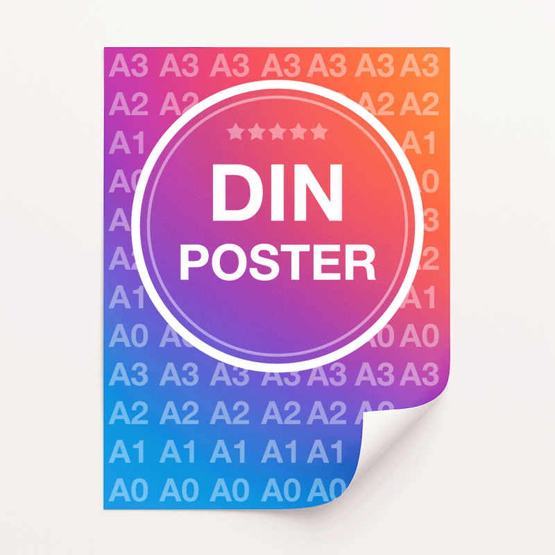 Posterdrucke nach DIN - VIS24