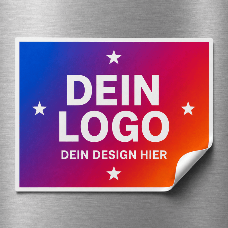 Rechteckige Sticker drucken – individuell online gestalten - VIS24