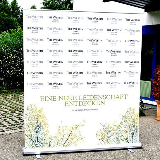 Roll - Up Extreme – XXL - Rollbanner mit variabler Höhe bis 300 cm - vis24