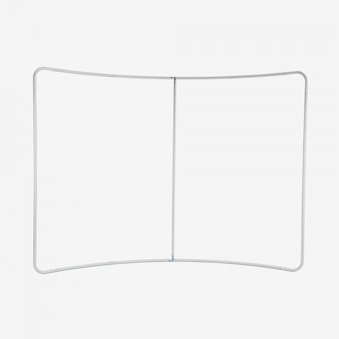 ZipperWall Textil Messewand – gebogene Messewand mit Druck - VIS24