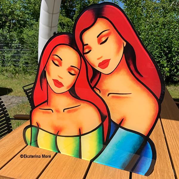 12 mm Acrylglas transparent - Kunst