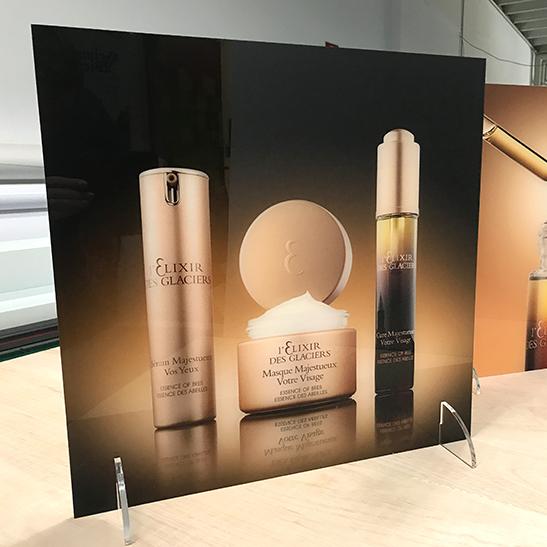 3 mm Acrylglas transparent - Valmont Werbeaufsteller