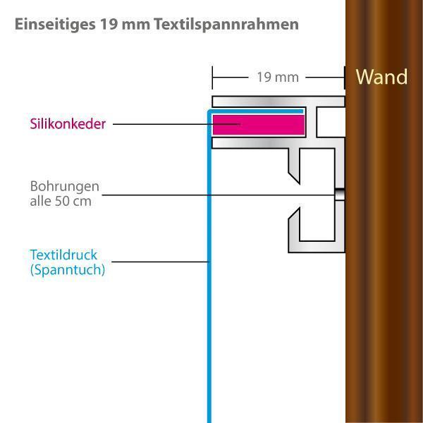 19 mm Textilspannrahmen