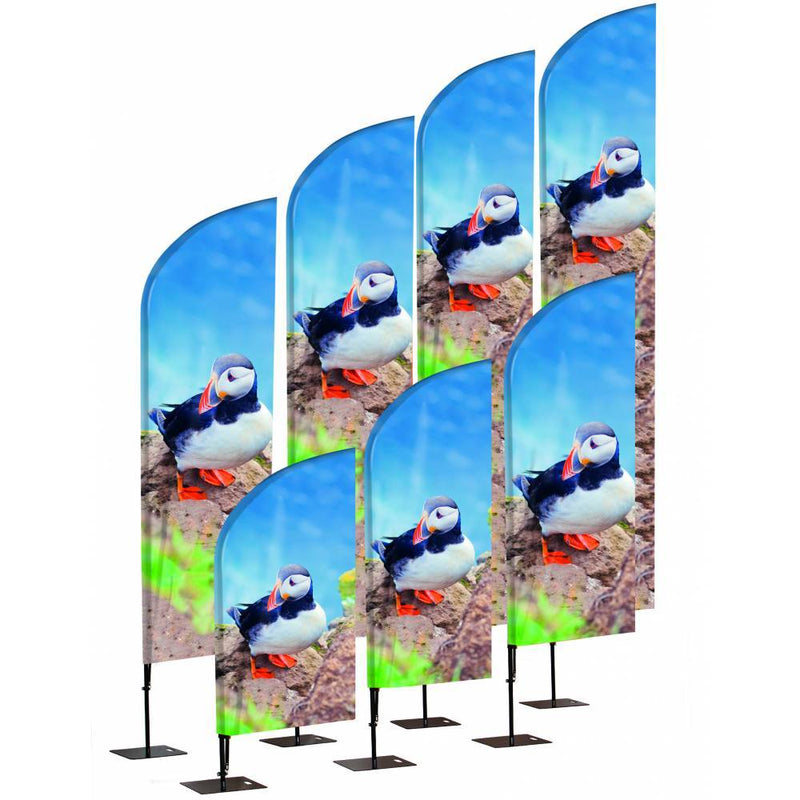 Beachflag Alu Wind - lieferbar in 7 höhen