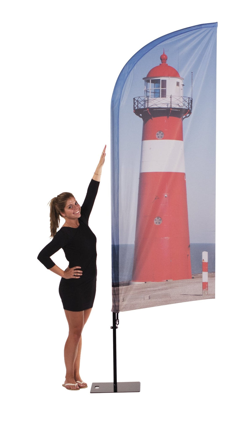 Beachflag Alu Wind - Beachflag inkl. Druck und Nylontasche