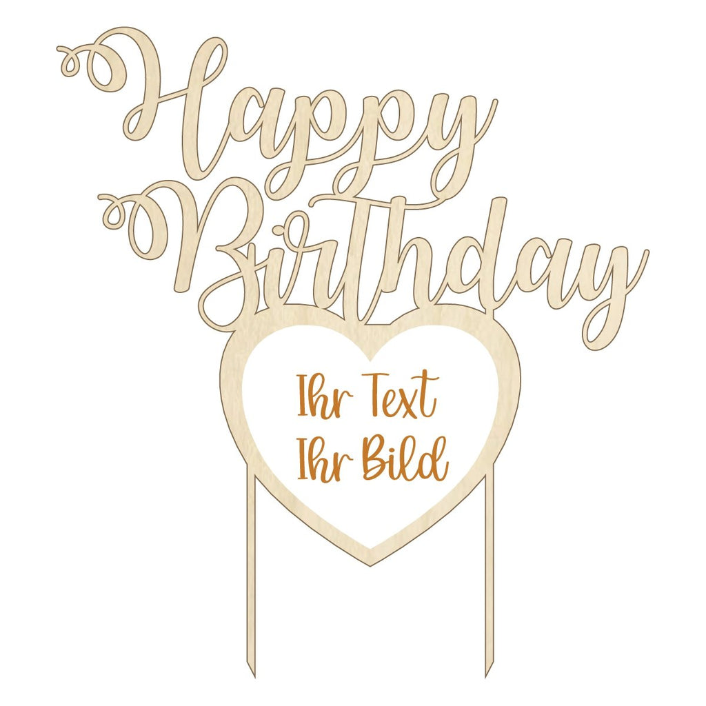 Cake-Topper – Happy Birthday - vis24