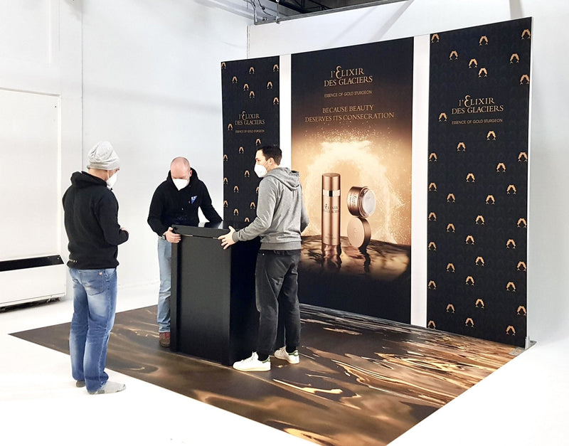 Displaystoff bedrucken - vis24druck