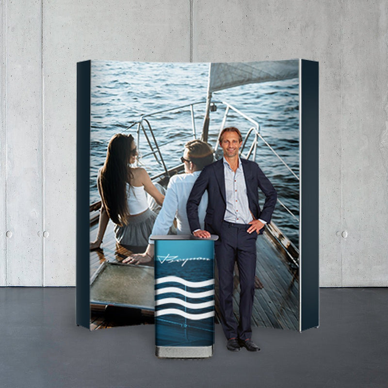 Expolinc PopUp Magnetic - gebogen - vis24