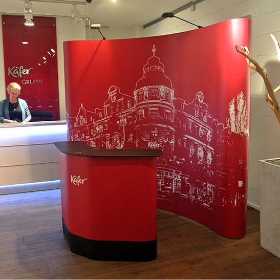 Expolinc PopUp Magnetic - gebogen - vis24