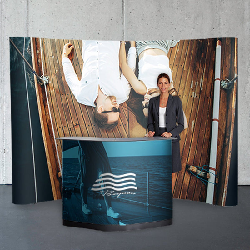 Expolinc PopUp Magnetic - gebogen - vis24