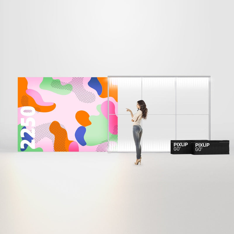 Go Leuchtkasten - 225 cm höhe - vis24druck