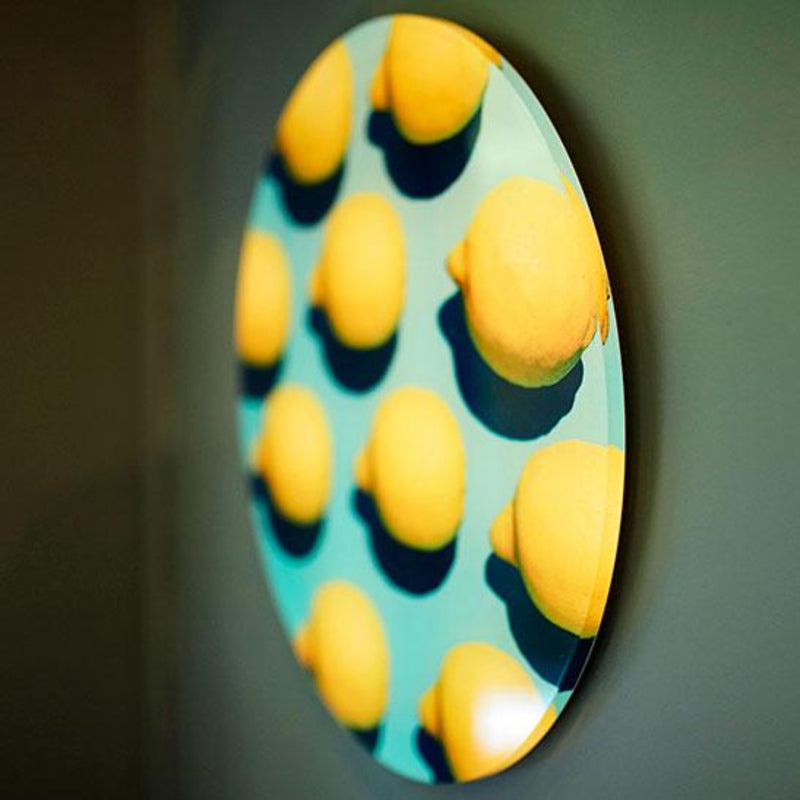 Rundes Wandbild aus Acrylglas – modernes Design