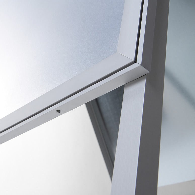 Kundenstopper DIN A1 mit Logoplatte - vis24