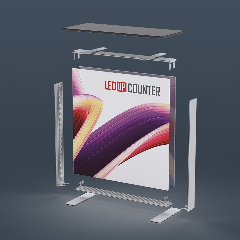 LED-UP Counter im ABS Transportkoffer - vis24druck