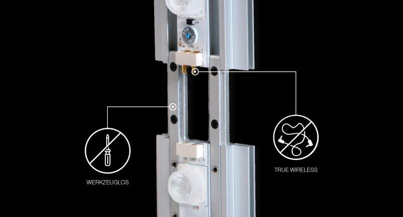LED-UP Mini Batterie Display - vis24druck