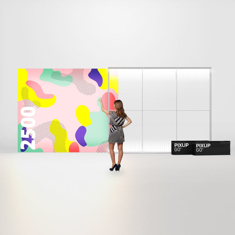 Pixlip Go Lightbox - 300 x 250 cm Höhe - vis24druck