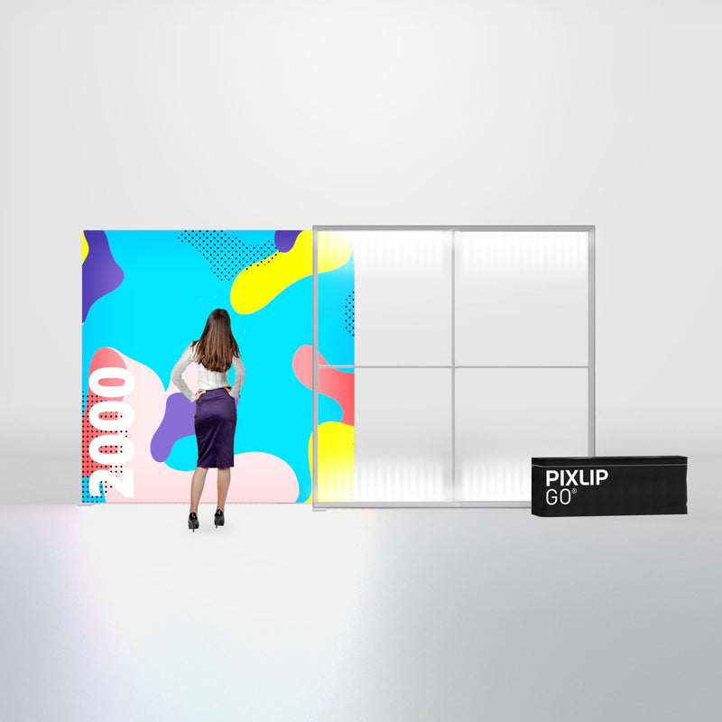 Pixlip Go Lightbox - bis 200 cm Höhe - vis24druck