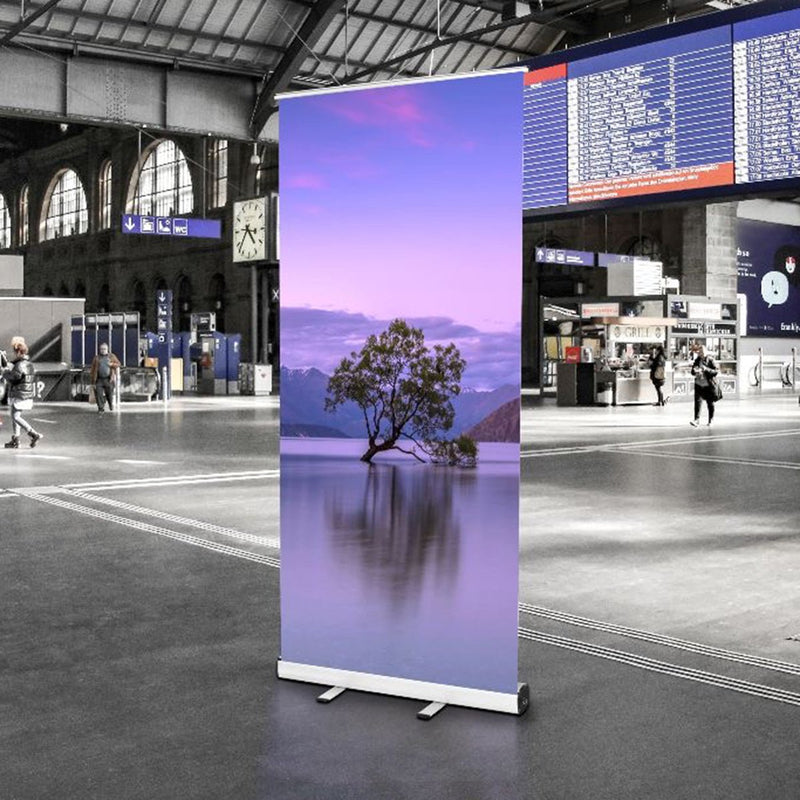 Roll-Up Banner Nachdruck – neue Grafik für bestehendes Roll-Up Display