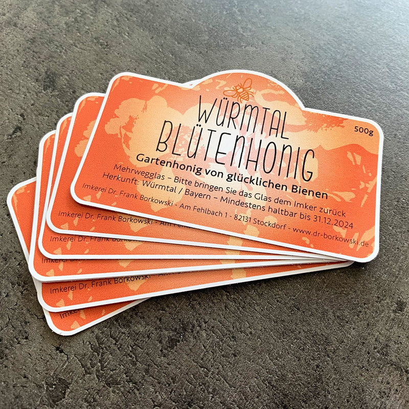 Stickerbogen mit 50 Stck. - vis24druck