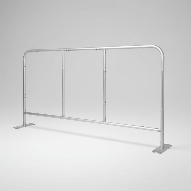 Zipper Absperrständer mit stabilem Aluminiumrahmen – leichter Indoor-Rahmen für Werbebanner und Besucherlenkung bei Events