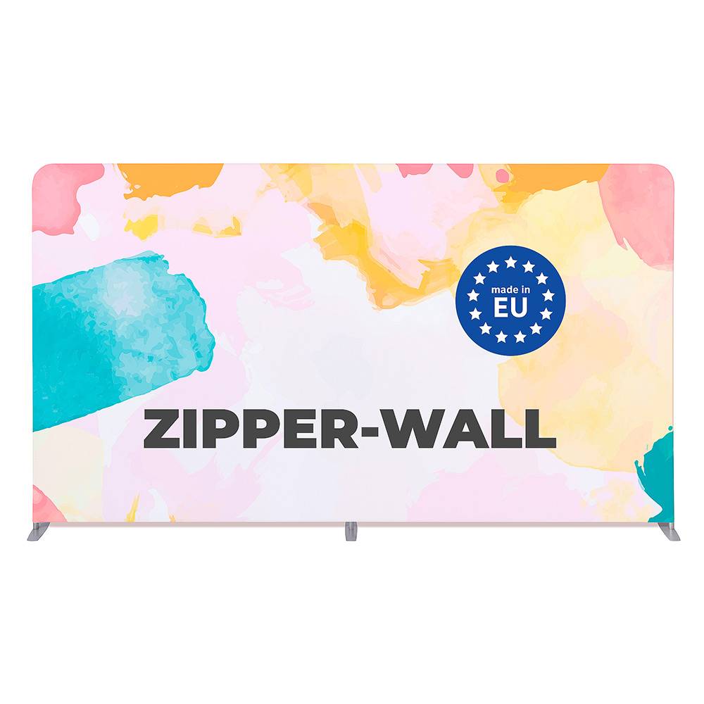 Zipper-Wall gerade - vis24druck